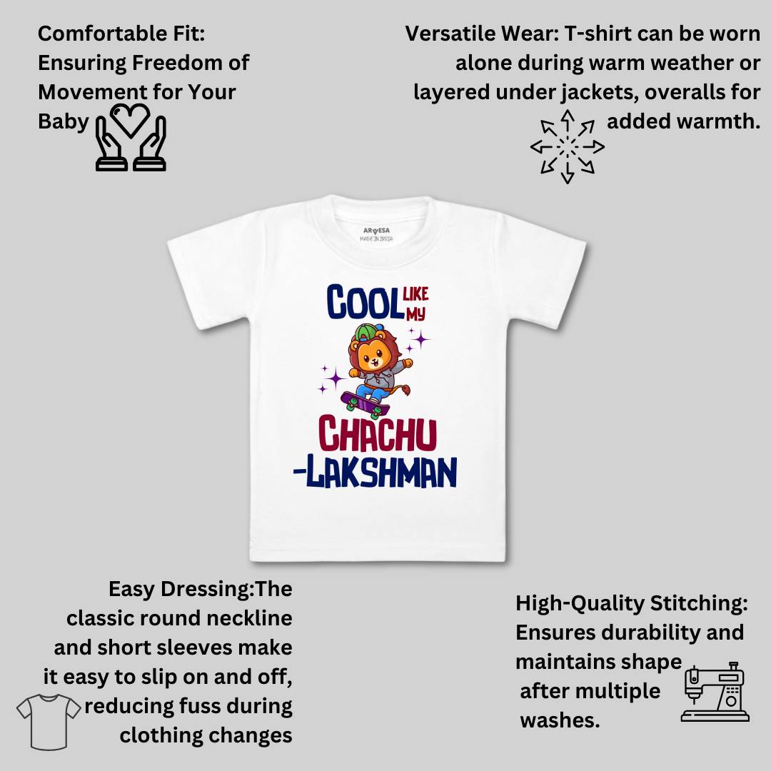 Arvesa Cool Like My Chachu Baby Boy & Girl Dress