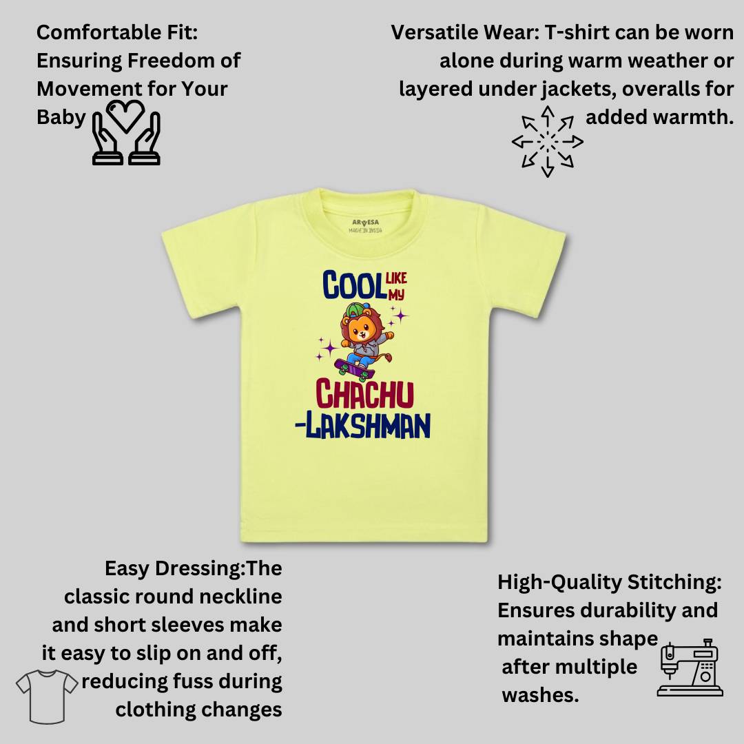 Arvesa Cool Like My Chachu Baby Boy & Girl Dress