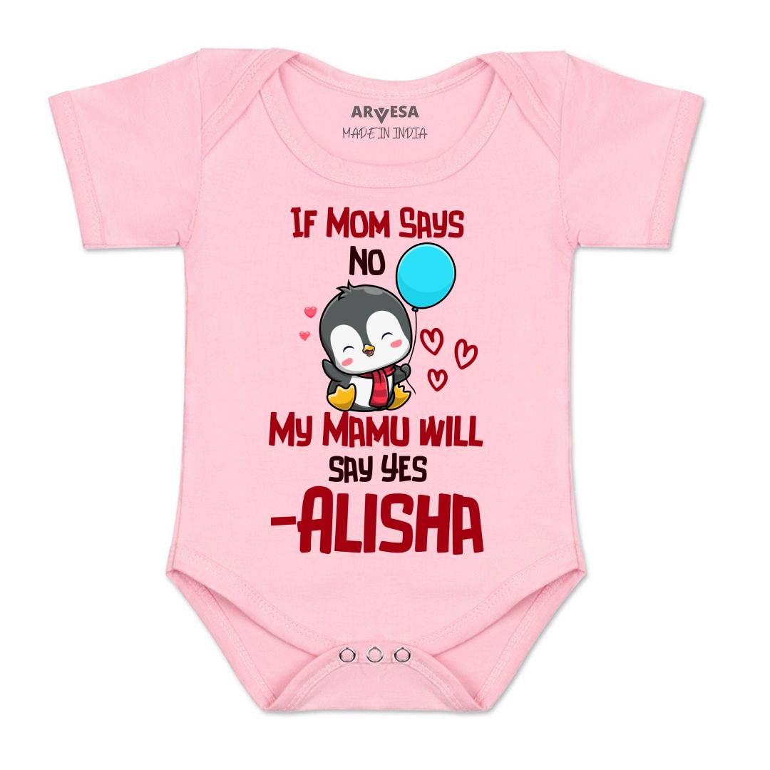 Arvesa My Mamu Will Say Yes Baby Boy & Girl Dress