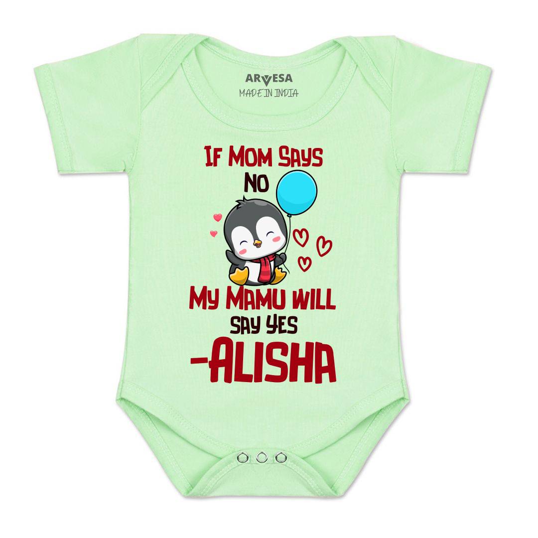 Arvesa My Mamu Will Say Yes Baby Boy & Girl Dress