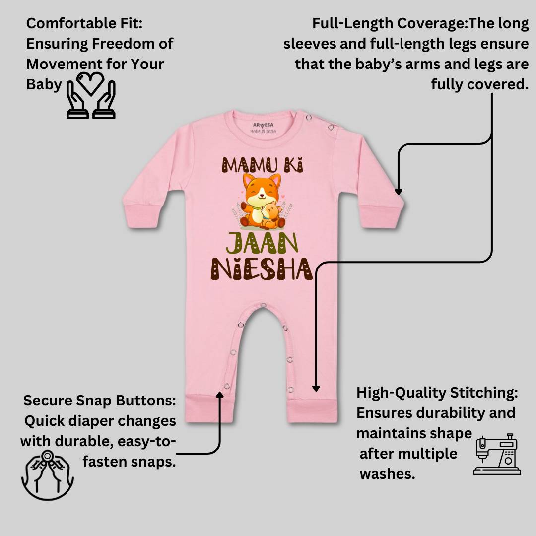 Arvesa Mamu Ki Jaan Baby Boy & Girl Dress
