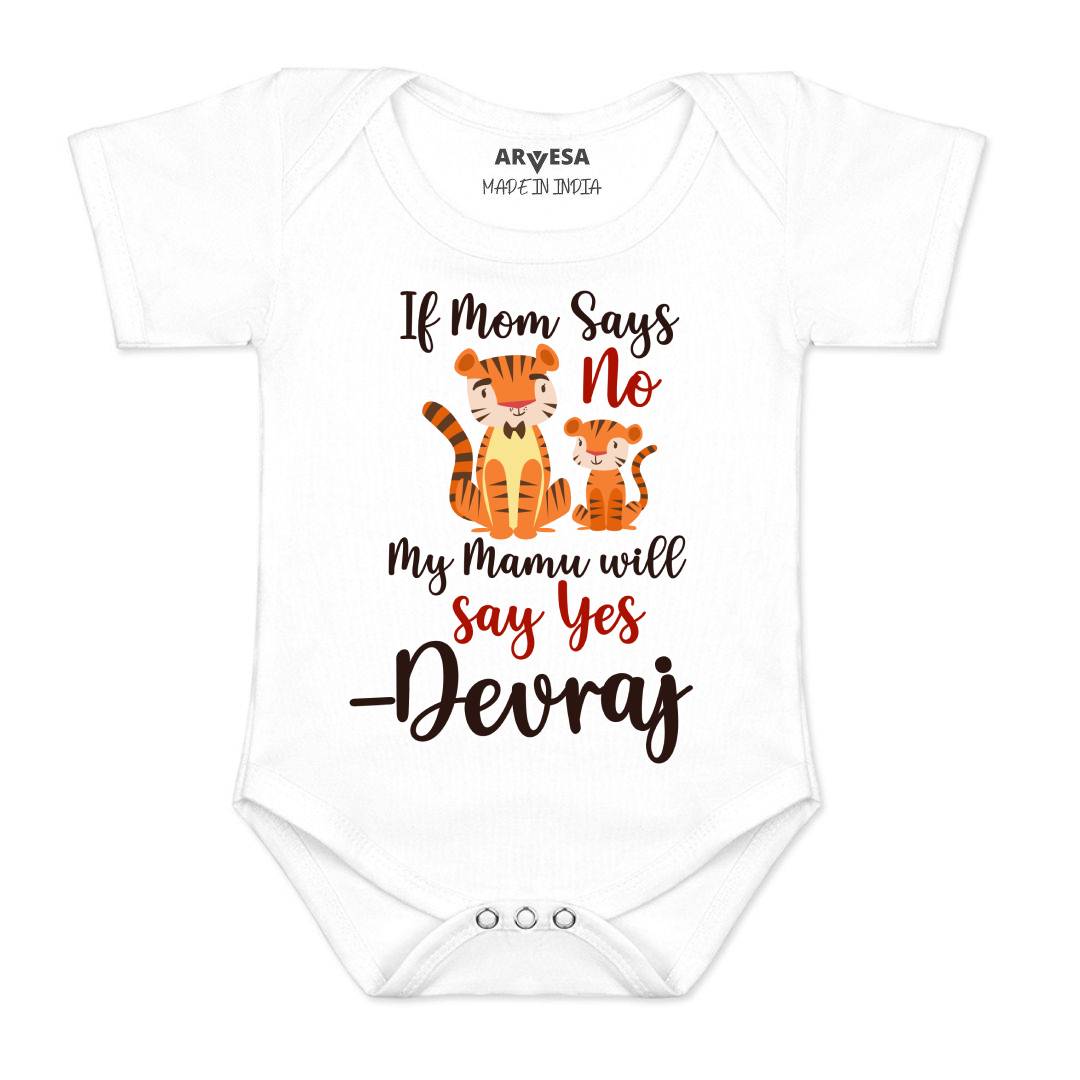 Arvesa My Mamu Will Say Yes Baby Boy & Girl Dress