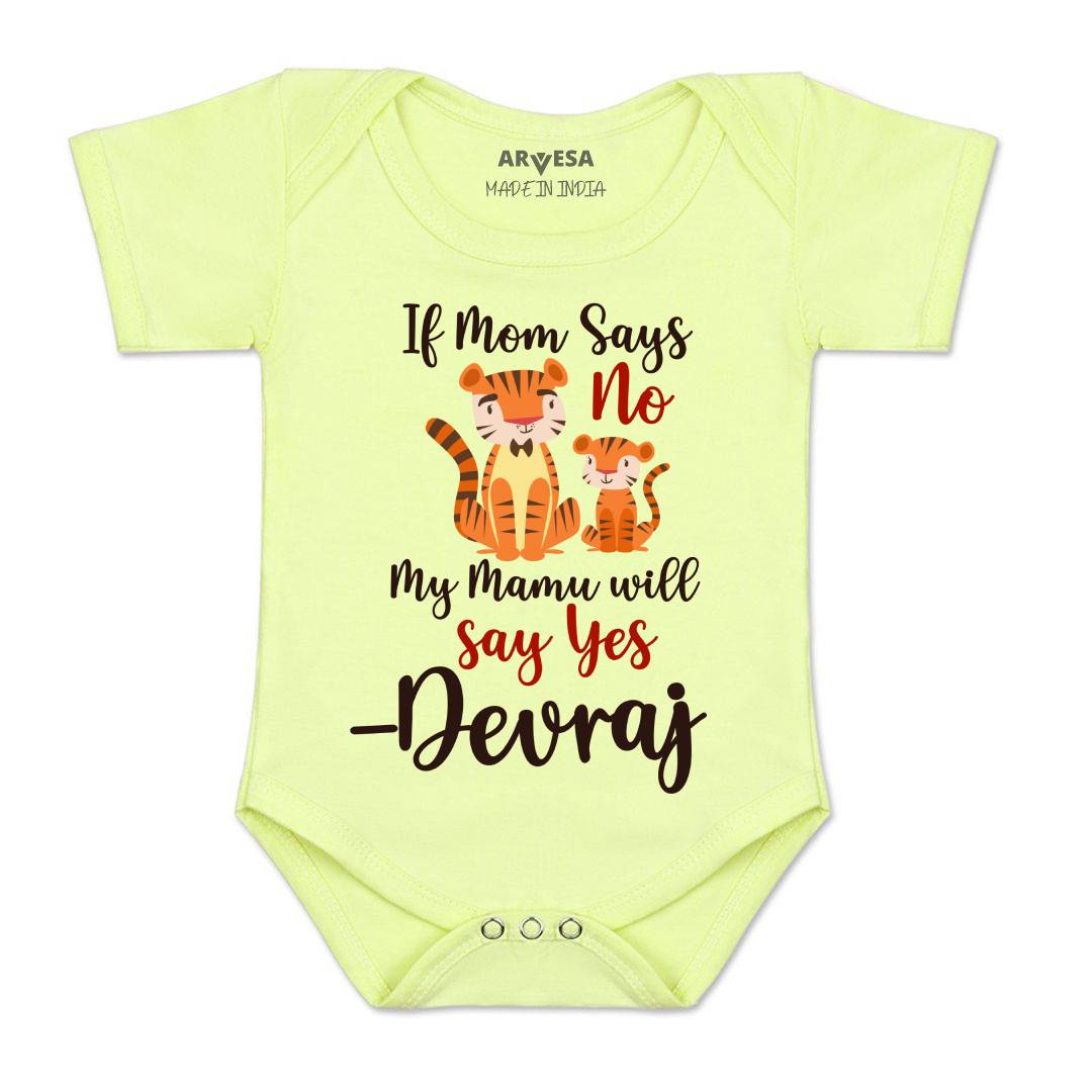 Arvesa My Mamu Will Say Yes Baby Boy & Girl Dress