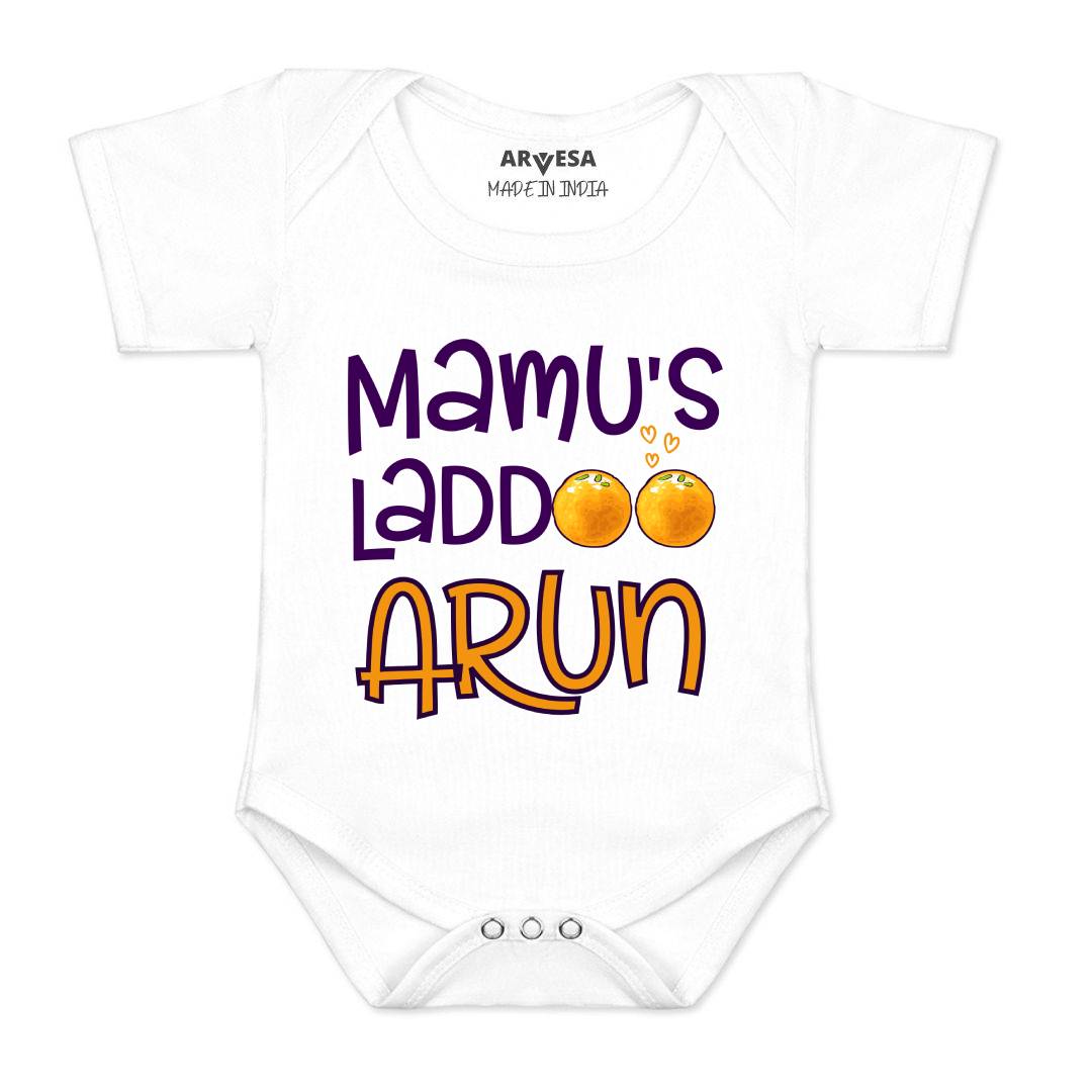 Arvesa Mamu Laddoo Baby Boy & Girl Dress