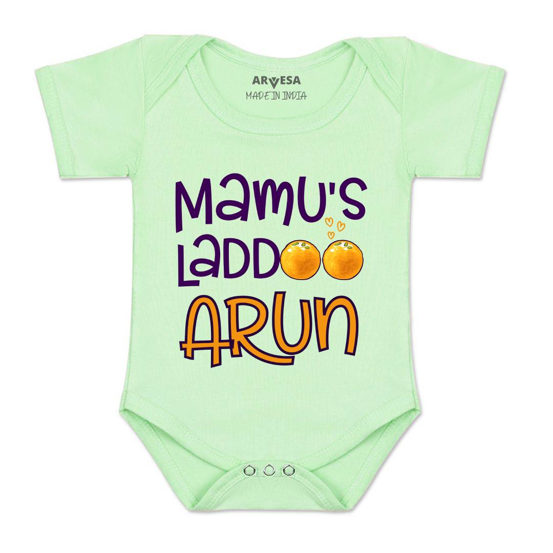 Arvesa Mamu Laddoo Baby Boy & Girl Dress