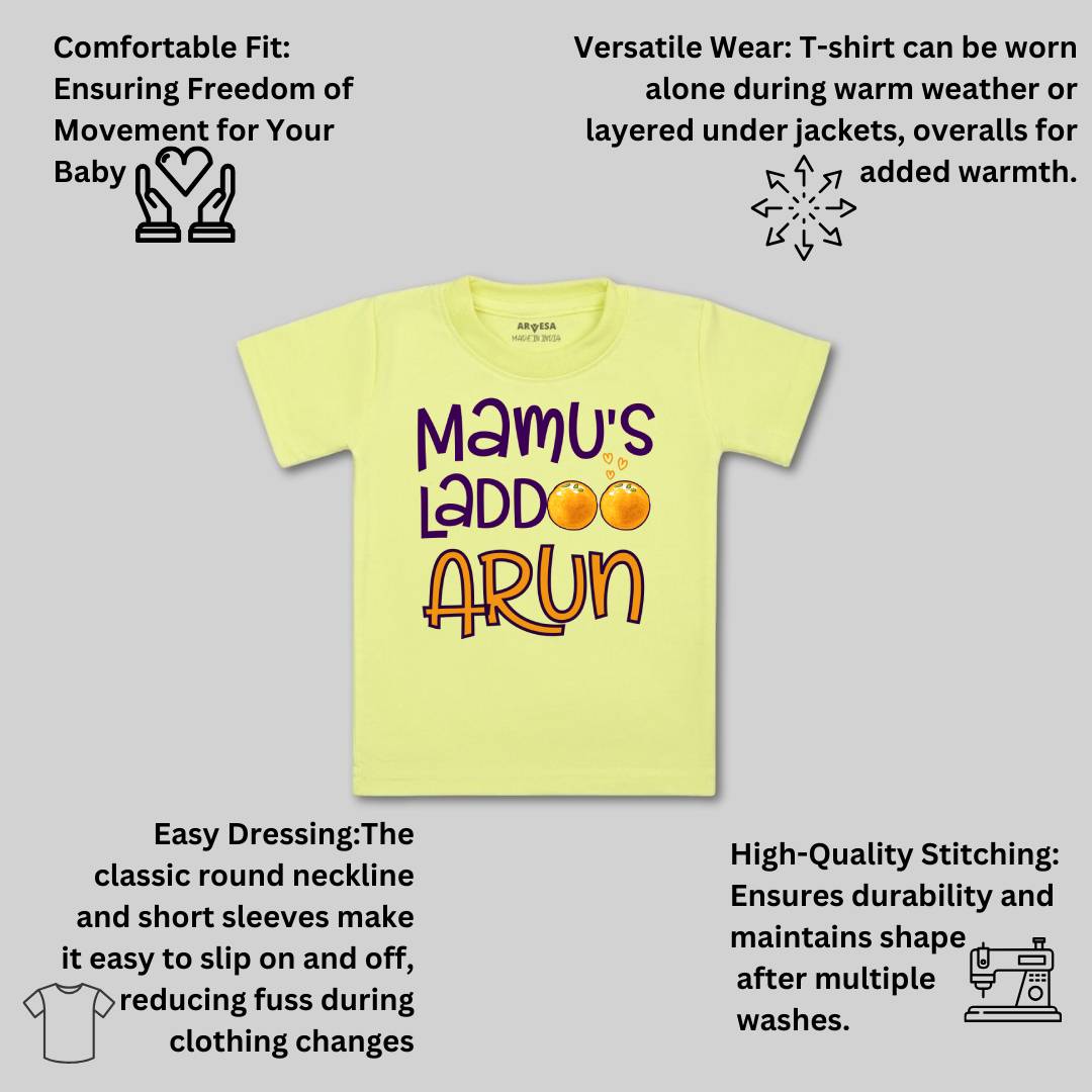 Arvesa Mamu Laddoo Baby Boy & Girl Dress