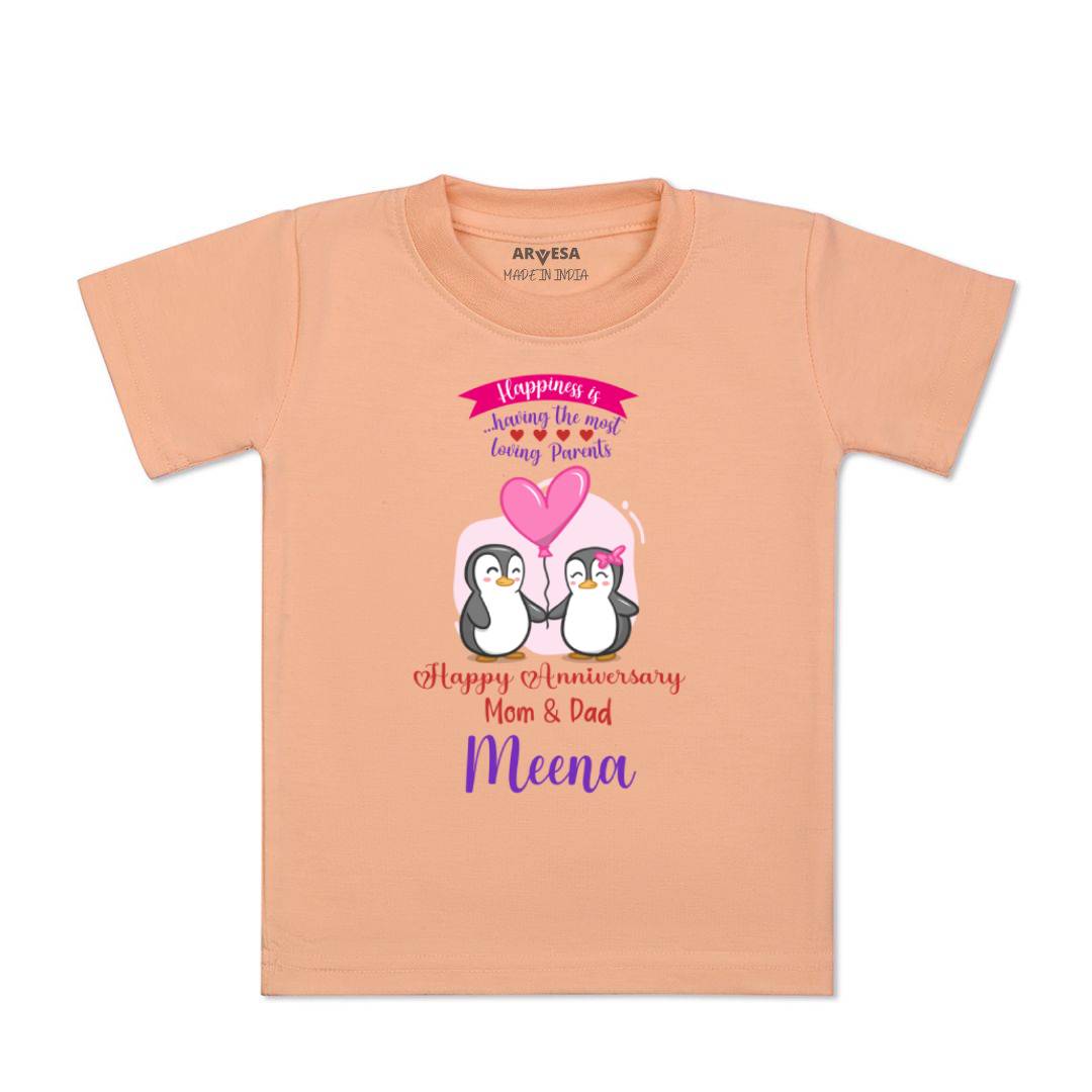 Arvesa Happy Anniversary Mom & Dad Baby Boy & Girl Dress