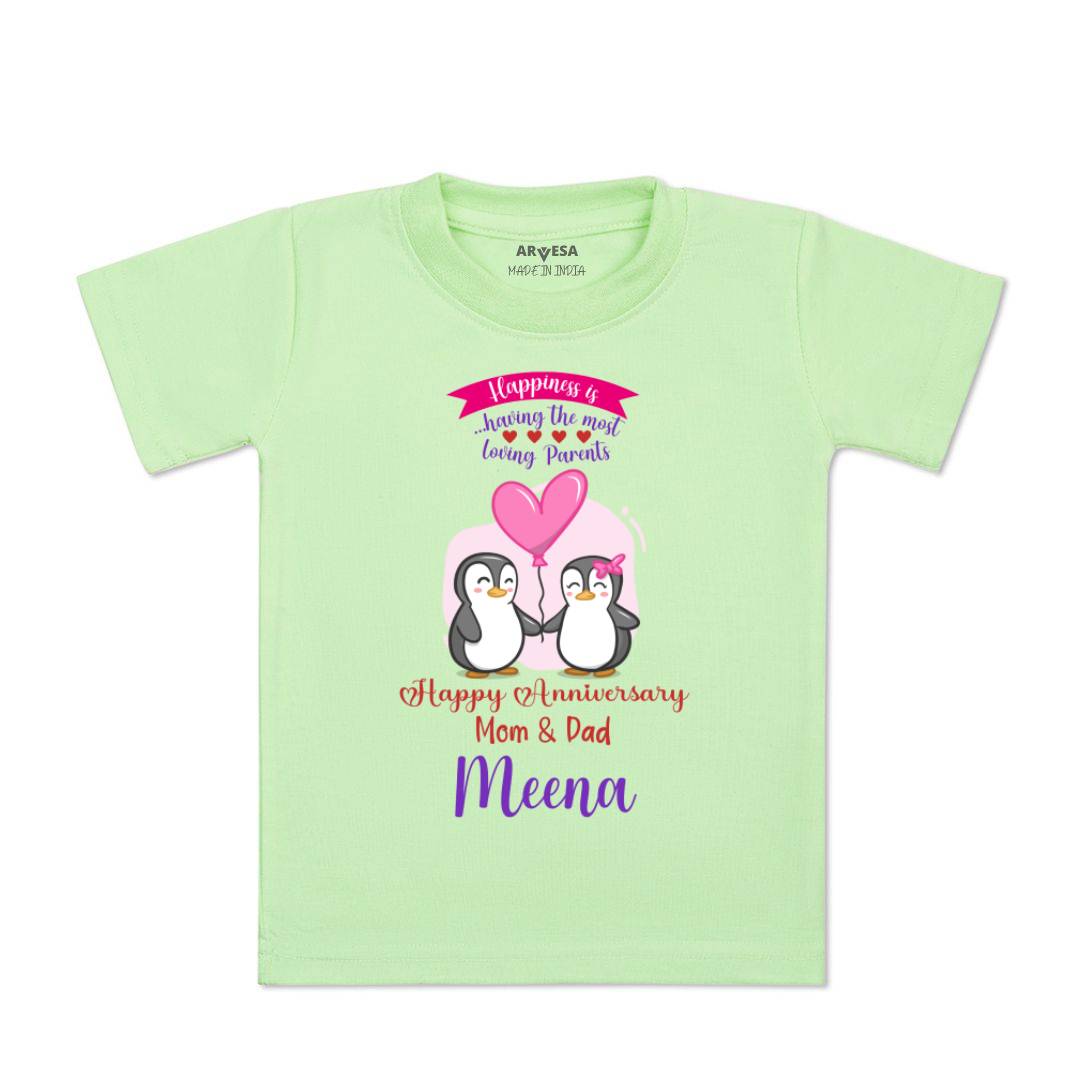 Arvesa Happy Anniversary Mom & Dad Baby Boy & Girl Dress