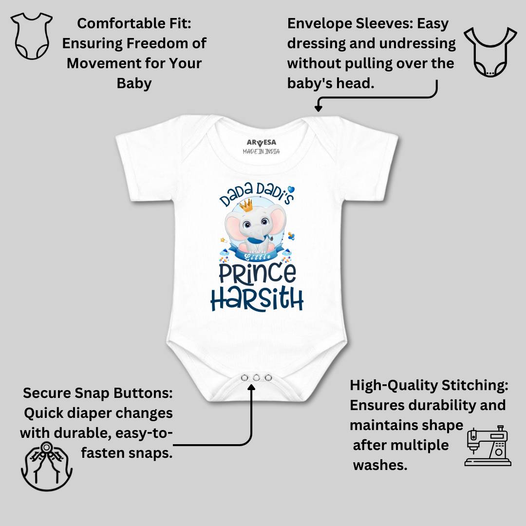 Arvesa Dada Dadi Little Prince Baby Boy & Girl Dress