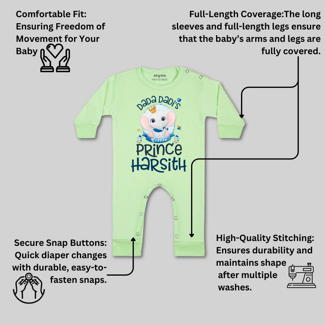 Arvesa Dada Dadi Little Prince Baby Boy & Girl Dress