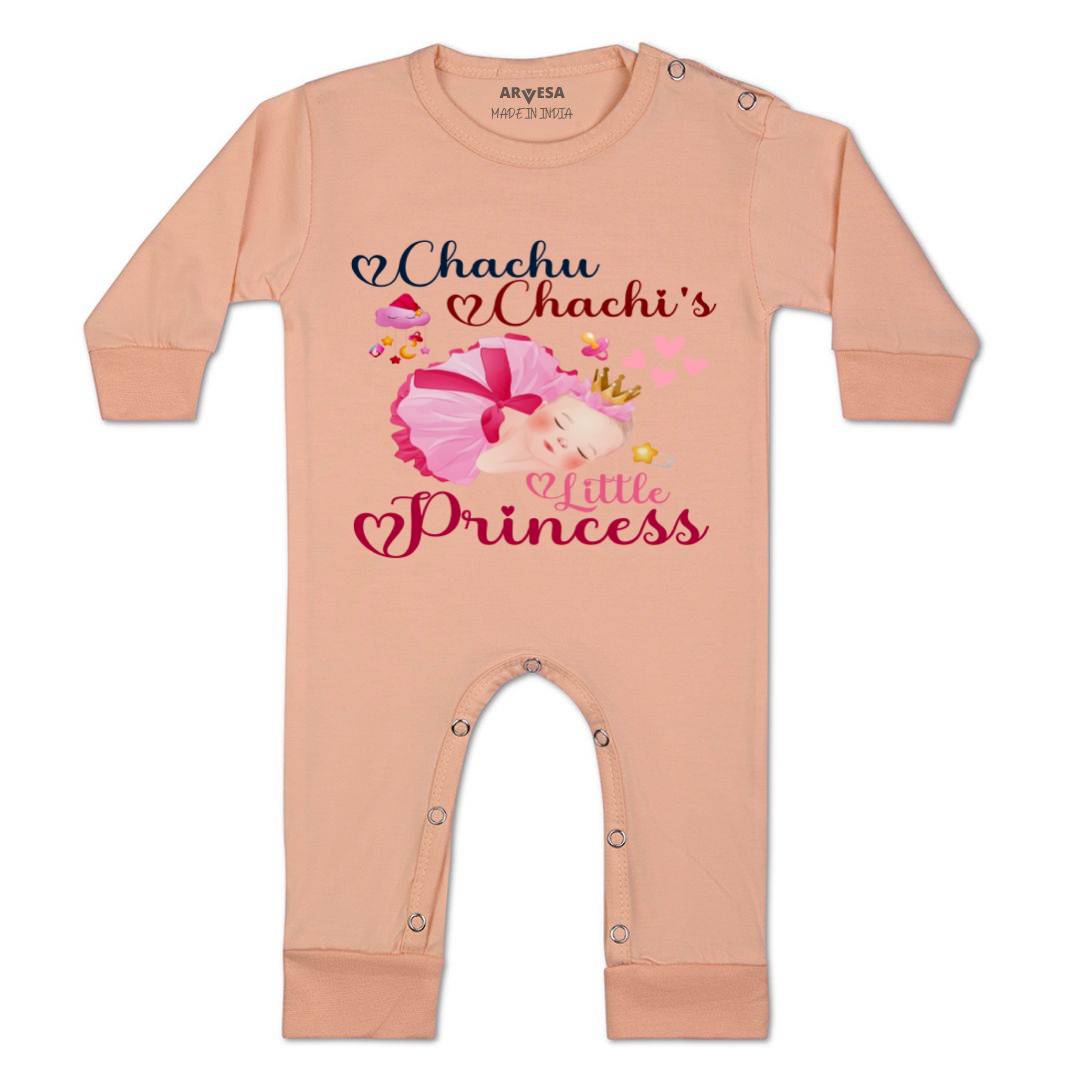 Arvesa Chachu Chachi'S Little Princess Design-1215 White 0-3 Months Jumpsuit Baby Boy & Girl dress .
