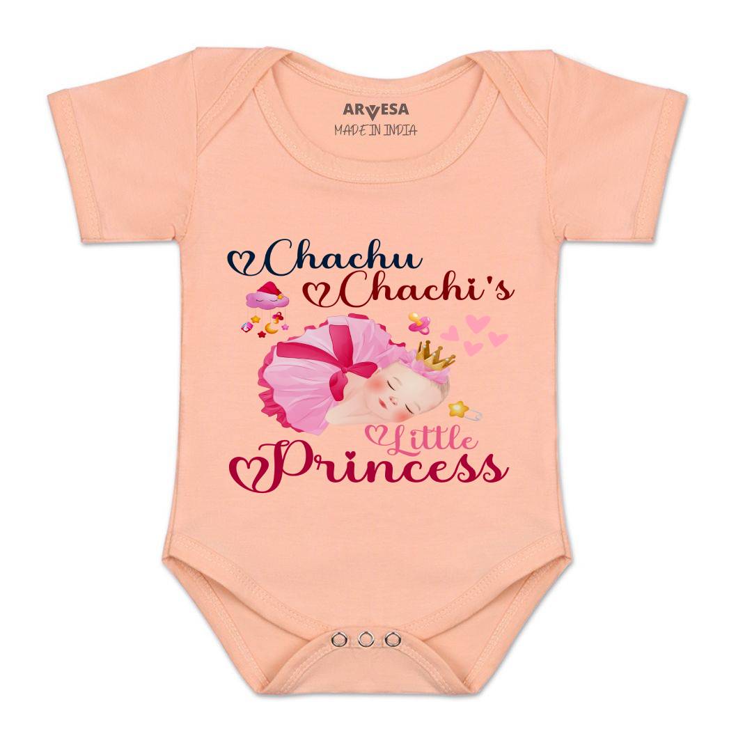Arvesa Chachu Chachi'S Little Princess Design-1215 White 0-3 Months Jumpsuit Baby Boy & Girl dress .