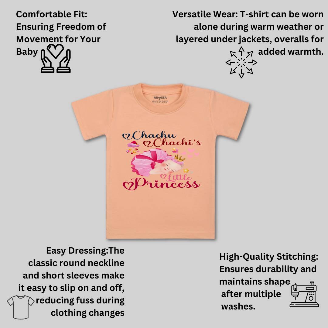 Arvesa Chachu Chachi'S Little Princess Design-1215 White 0-3 Months Jumpsuit Baby Boy & Girl dress .