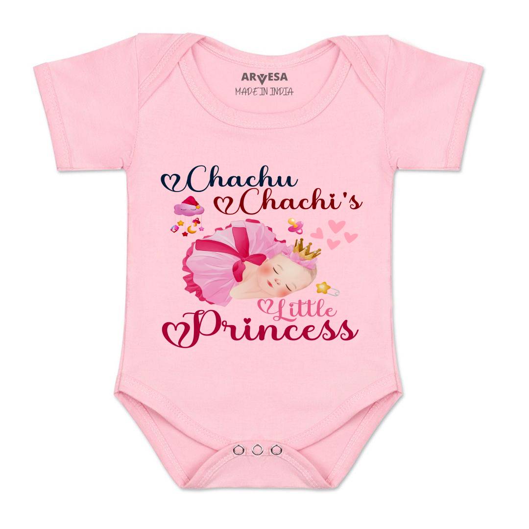 Arvesa Chachu Chachi'S Little Princess Design-1215 White 0-3 Months Jumpsuit Baby Boy & Girl dress .