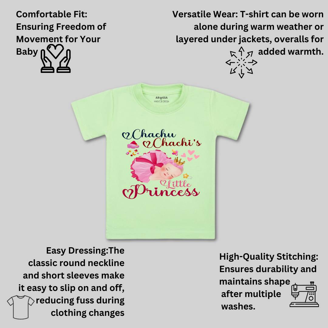 Arvesa Chachu Chachi'S Little Princess Design-1215 White 0-3 Months Jumpsuit Baby Boy & Girl dress .