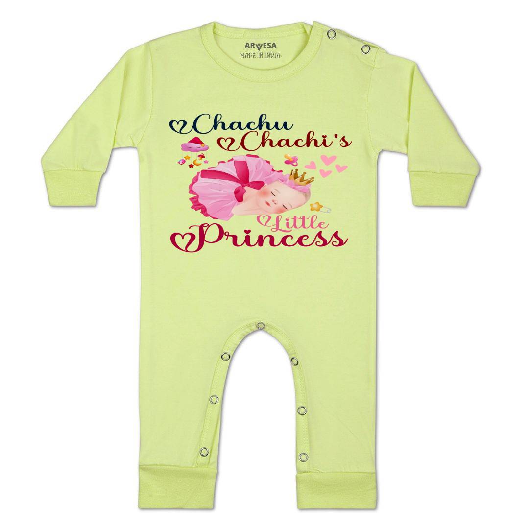 Arvesa Chachu Chachi'S Little Princess Design-1215 White 0-3 Months Jumpsuit Baby Boy & Girl dress .