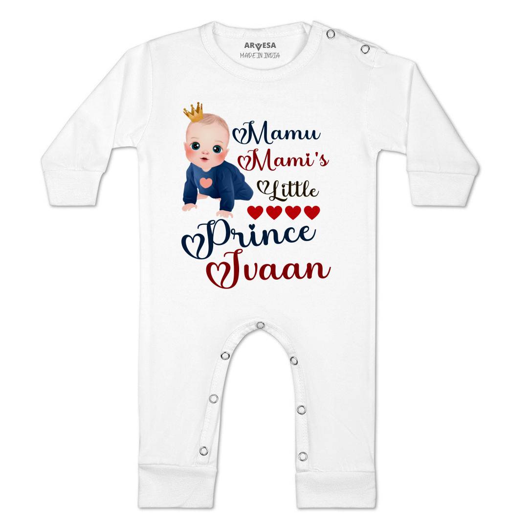 Arvesa Mamu Mami'S Little Prince Baby Boy & Girl Dress