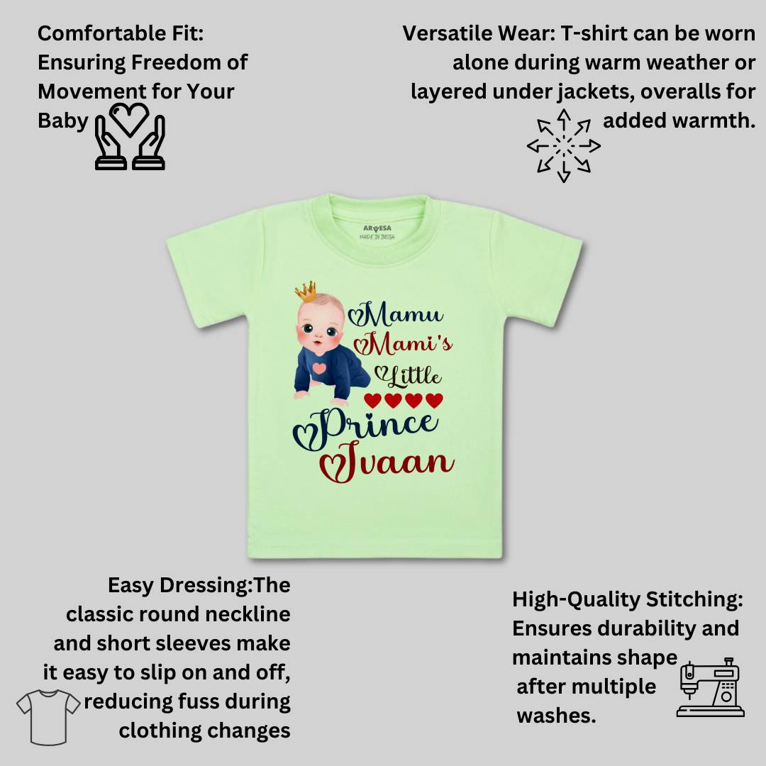 Arvesa Mamu Mami'S Little Prince Baby Boy & Girl Dress