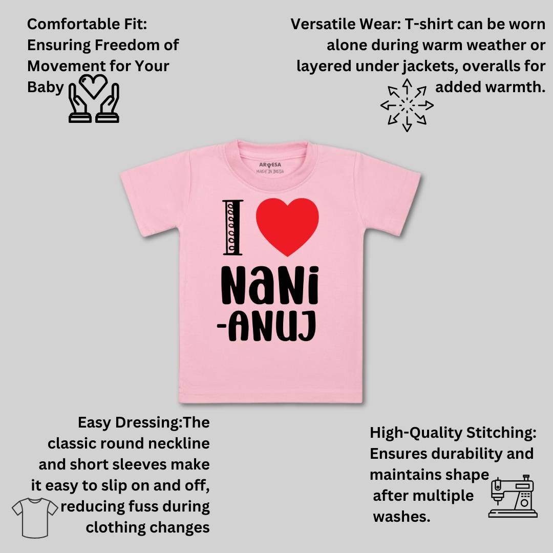Arvesa I Love Nani Baby Boy & Girl Dress
