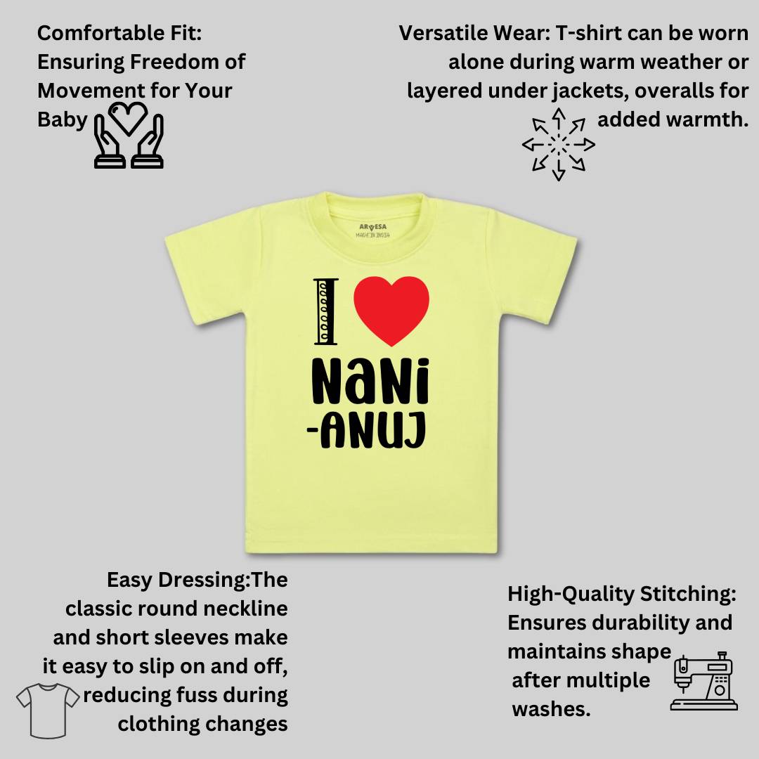 Arvesa I Love Nani Baby Boy & Girl Dress