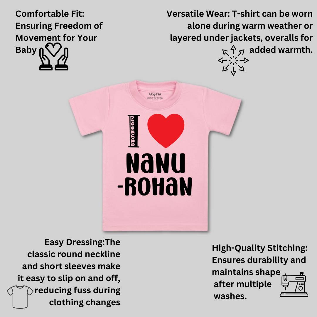 Arvesa I Love Nanu Baby Boy & Girl Dress