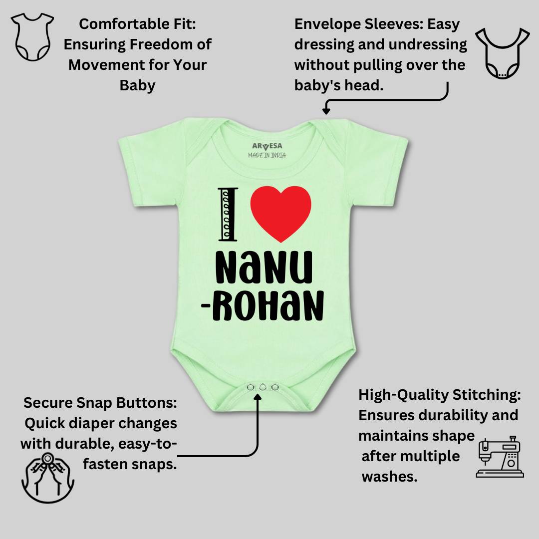 Arvesa I Love Nanu Baby Boy & Girl Dress