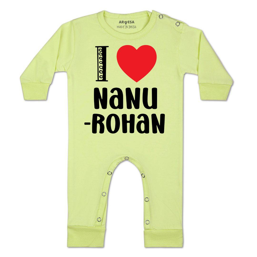Arvesa I Love Nanu Baby Boy & Girl Dress
