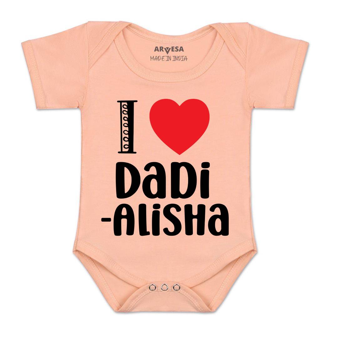 Arvesa I Love Dadi Baby Boy & Girl Dress