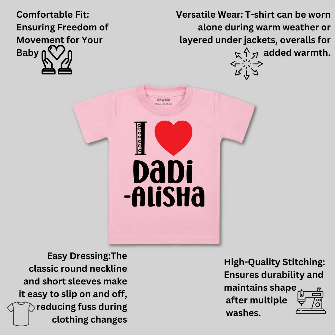 Arvesa I Love Dadi Baby Boy & Girl Dress