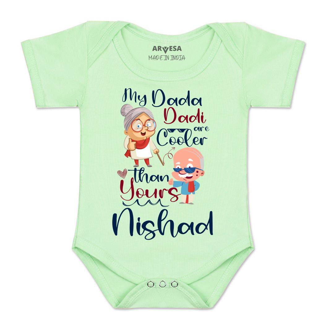 Arvesa My Dada Dadi is Cooler Baby Boy & Girl Dress
