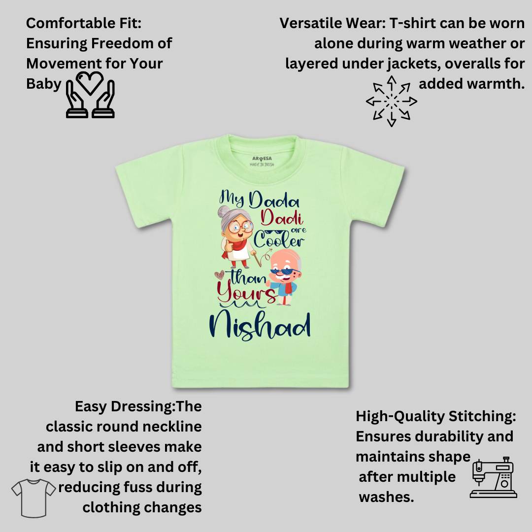 Arvesa My Dada Dadi is Cooler Baby Boy & Girl Dress