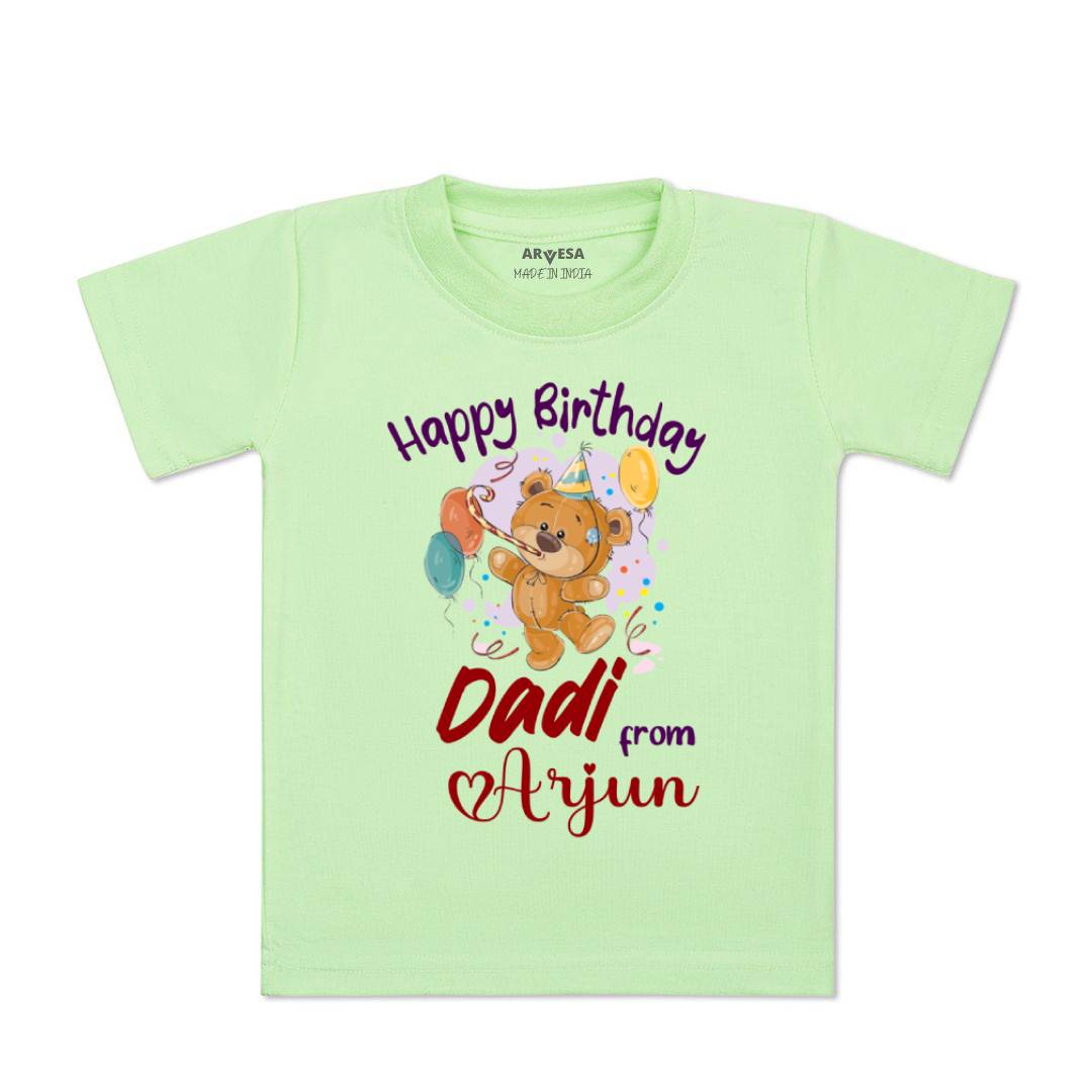 Arvesa Happy Birthday Dadi Baby Boy & Girl Dress