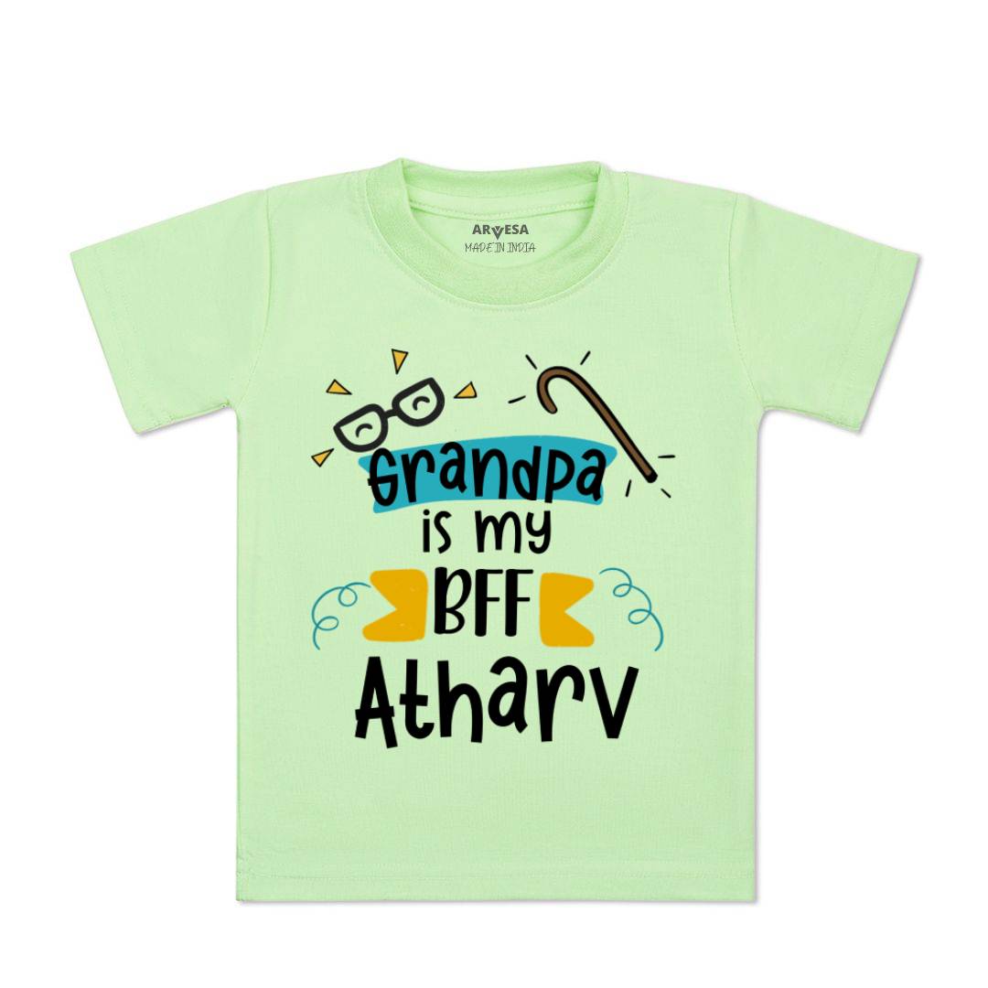 Arvesa Grandpa Is My BFF Baby Boy & Girl Dress