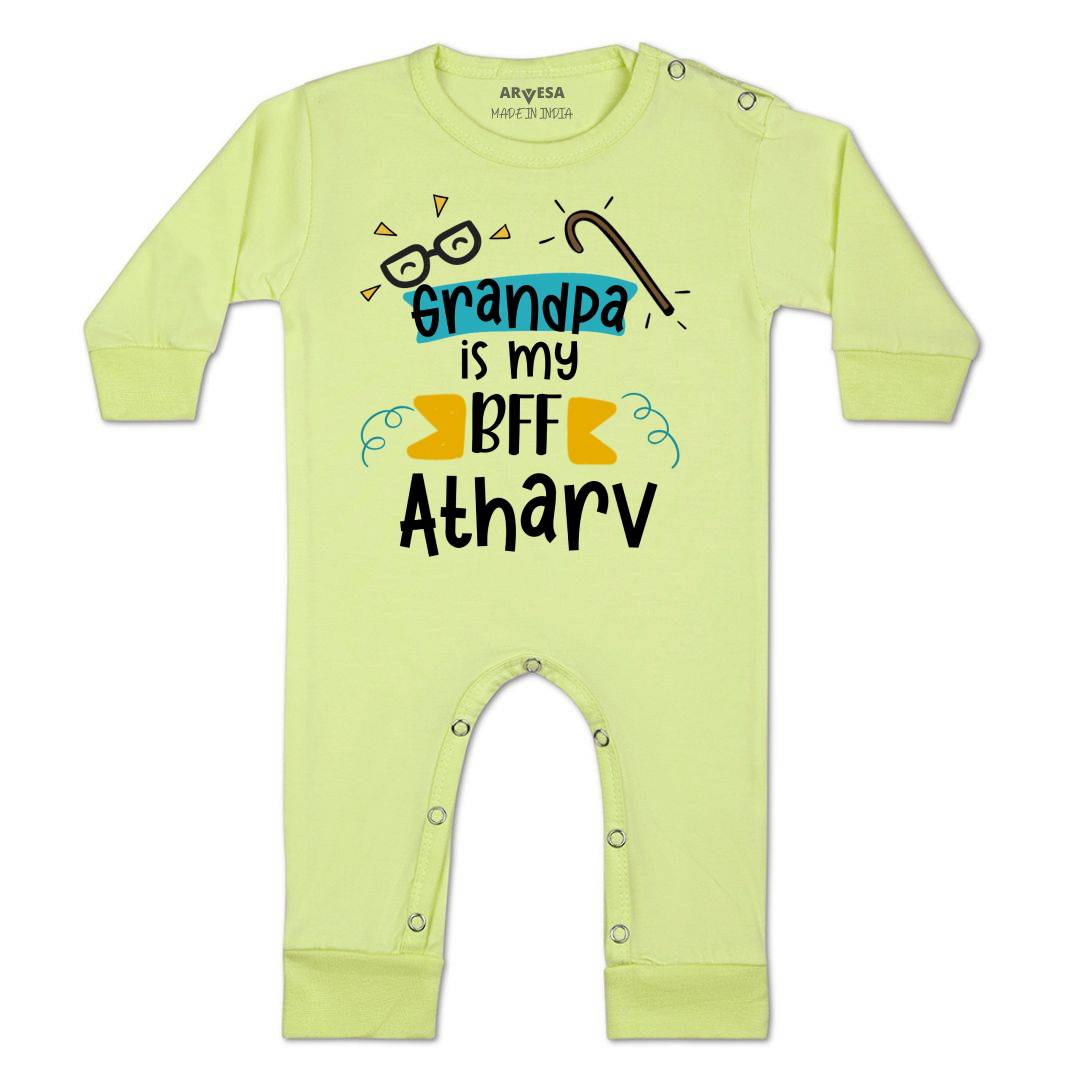 Arvesa Grandpa Is My BFF Baby Boy & Girl Dress