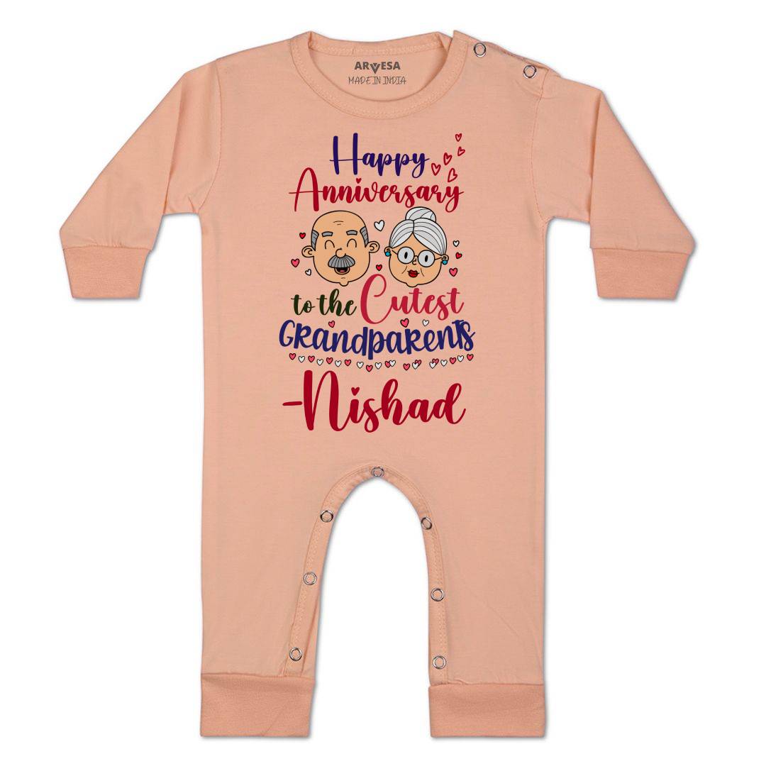Arvesa Happy Anniversay GrandParents Baby Boy & Girl Dress