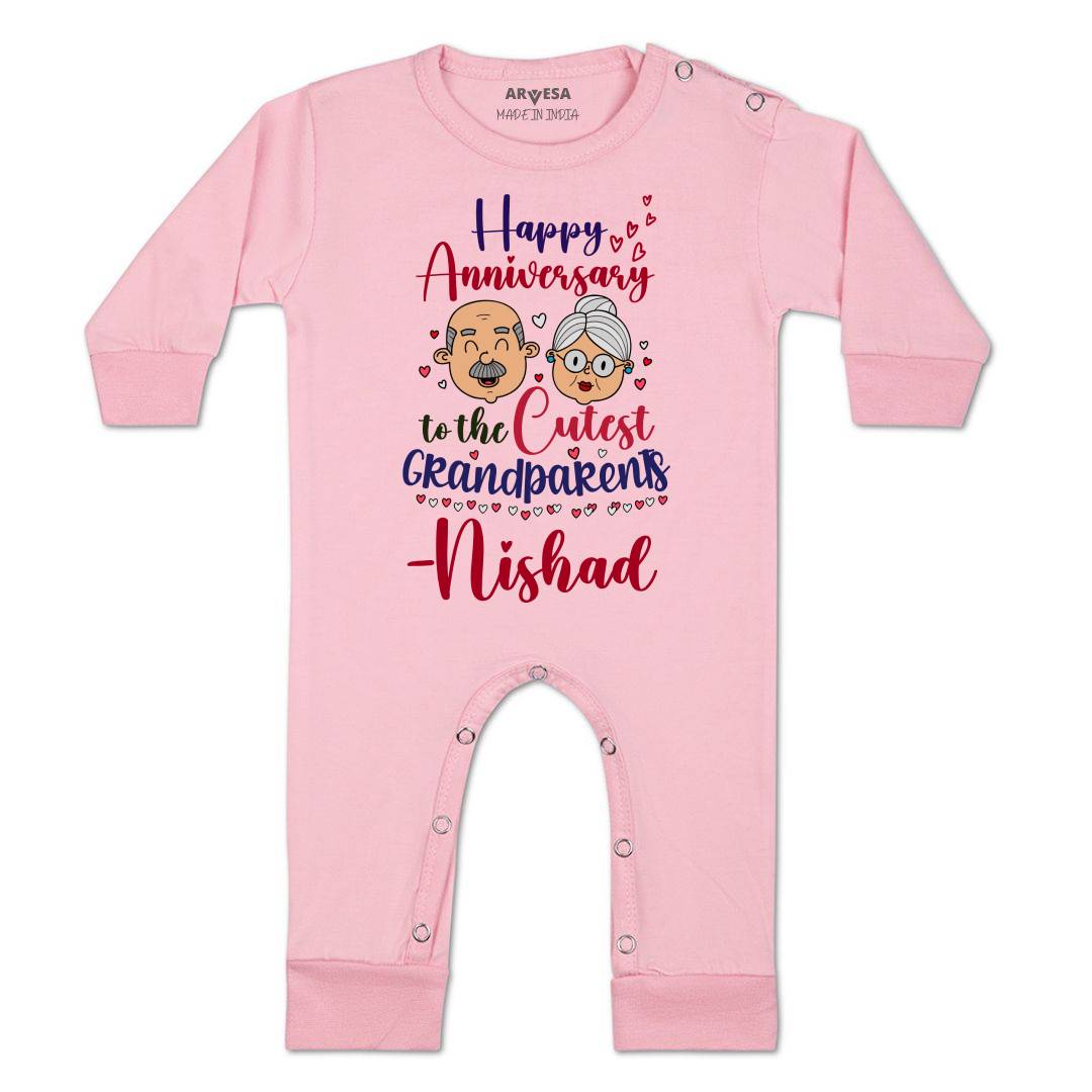 Arvesa Happy Anniversay GrandParents Baby Boy & Girl Dress