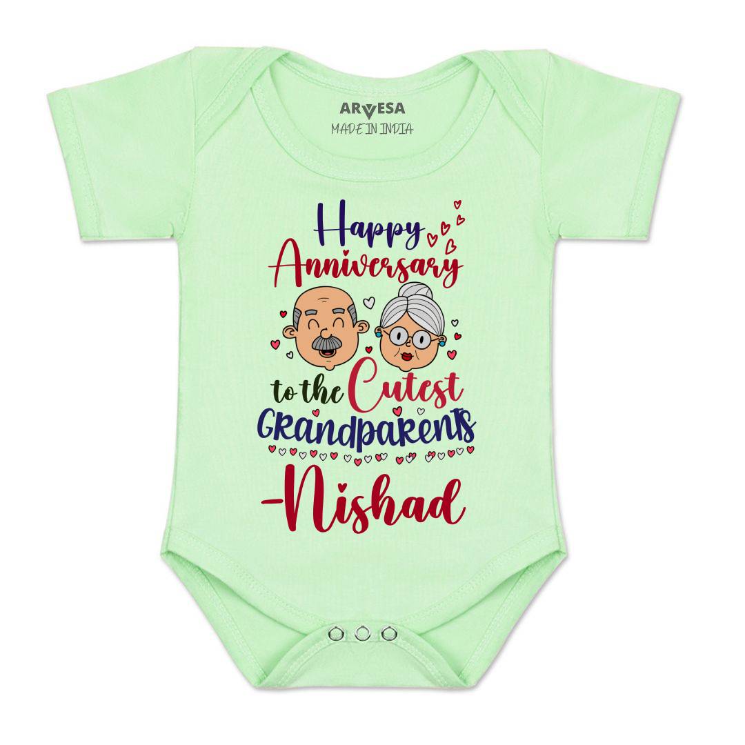 Arvesa Happy Anniversay GrandParents Baby Boy & Girl Dress