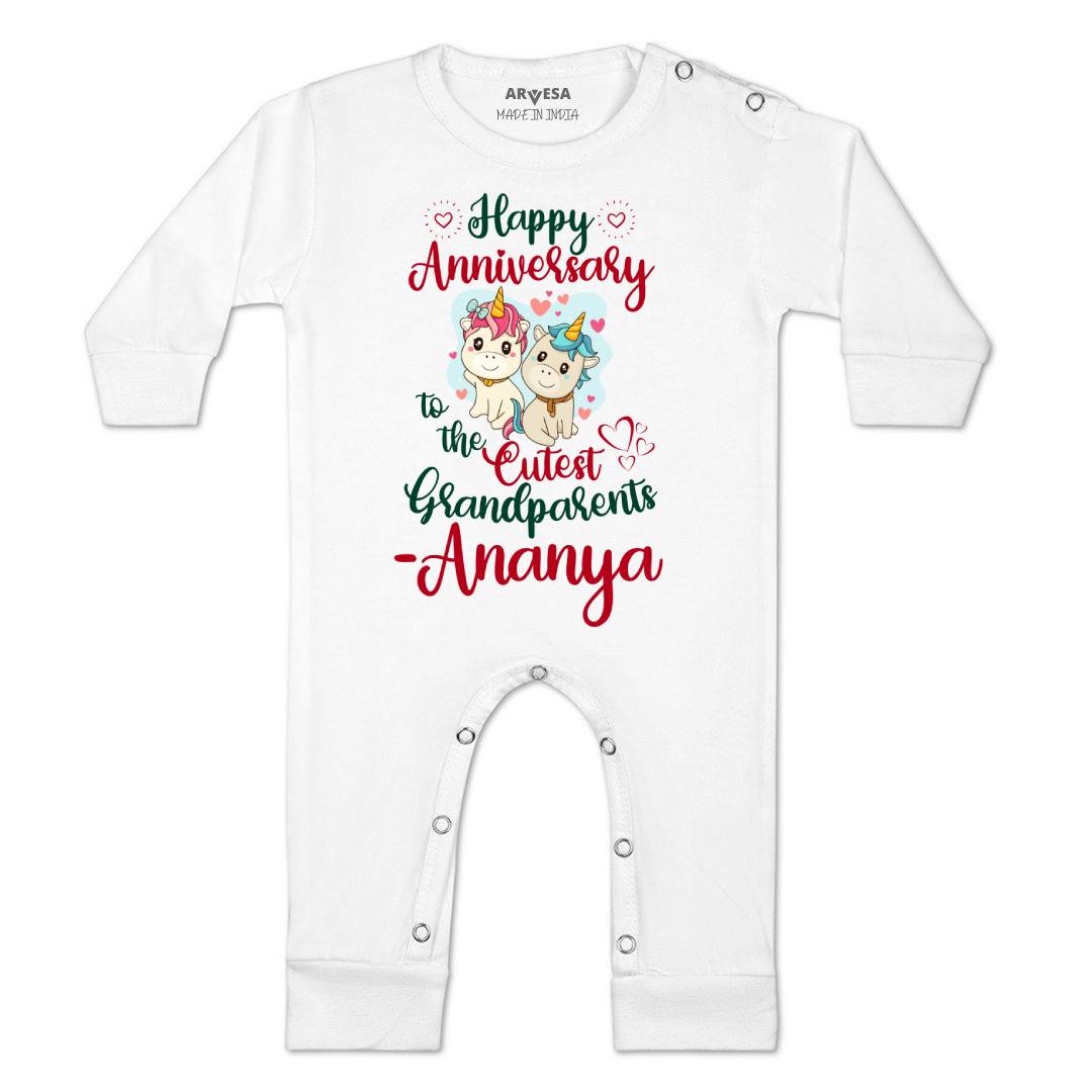 Arvesa Happy Anniversay GrandParents Baby Boy & Girl Dress