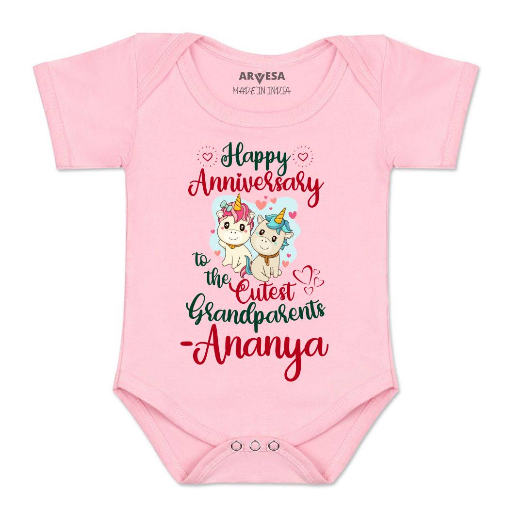 Arvesa Happy Anniversay GrandParents Baby Boy & Girl Dress