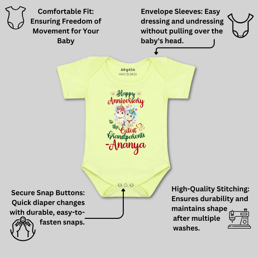 Arvesa Happy Anniversay GrandParents Baby Boy & Girl Dress