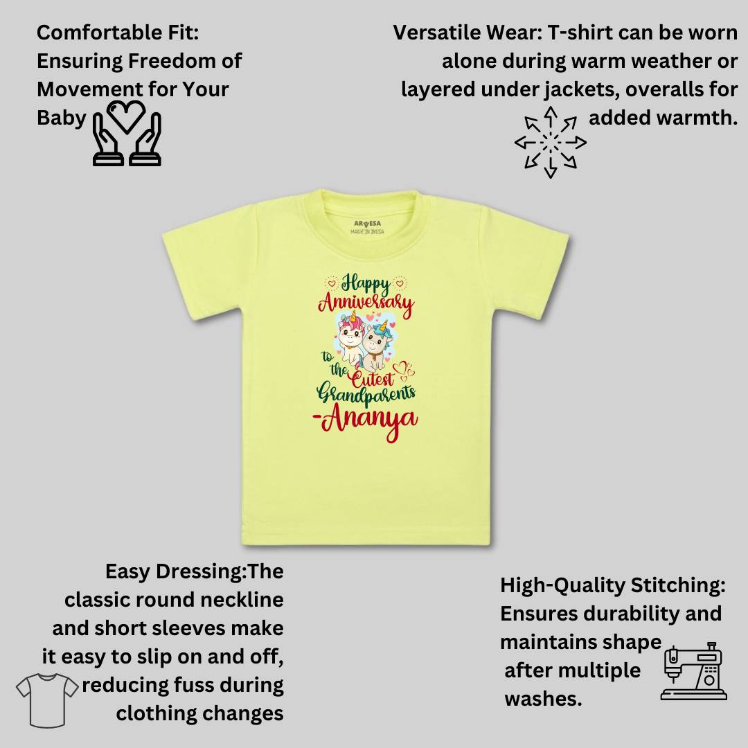 Arvesa Happy Anniversay GrandParents Baby Boy & Girl Dress