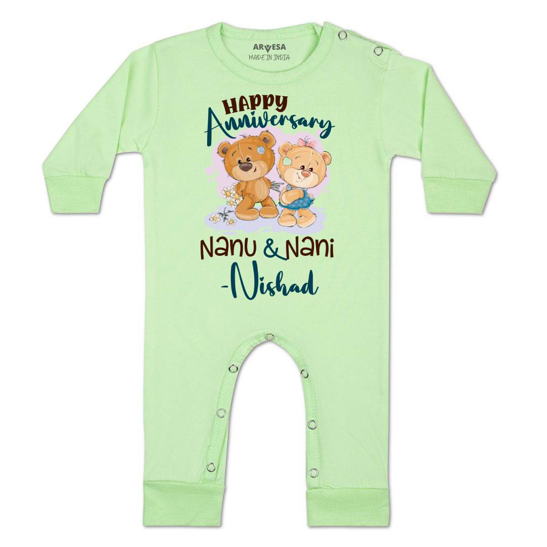 Arvesa Happy Anniversay Nanu & Nani Baby Boy & Girl Dress