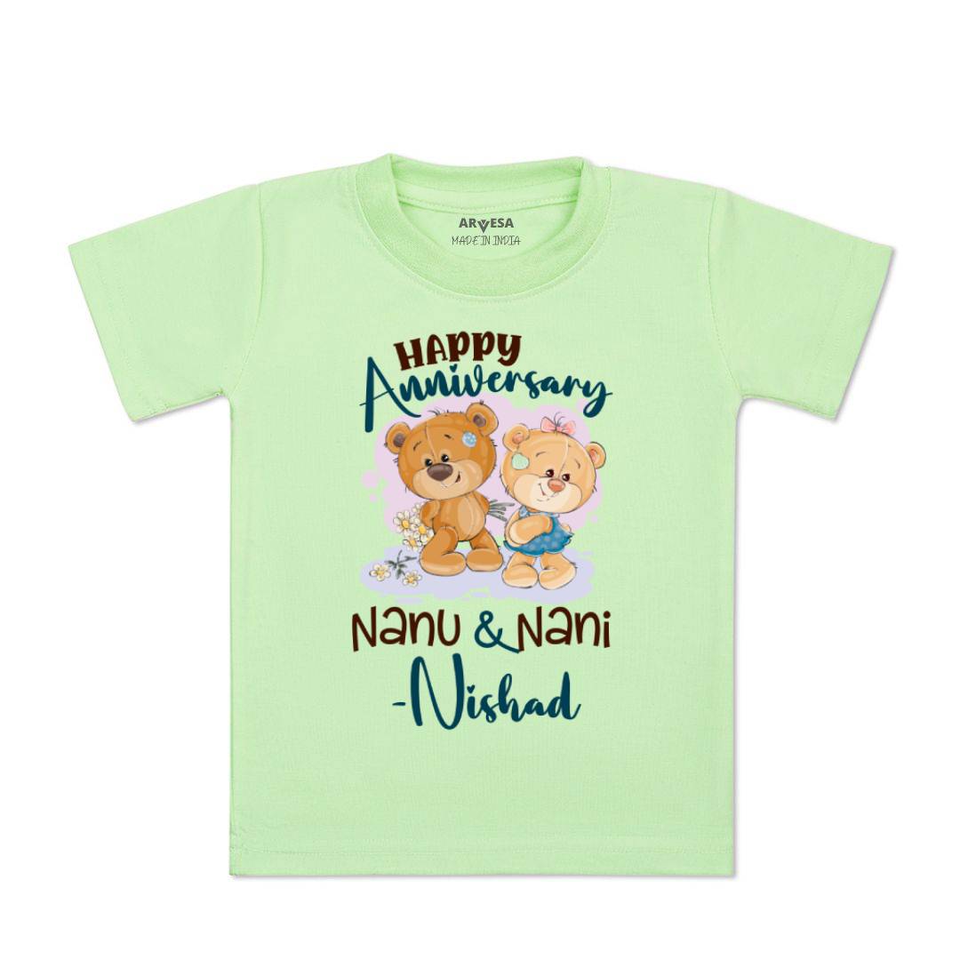 Arvesa Happy Anniversay Nanu & Nani Baby Boy & Girl Dress