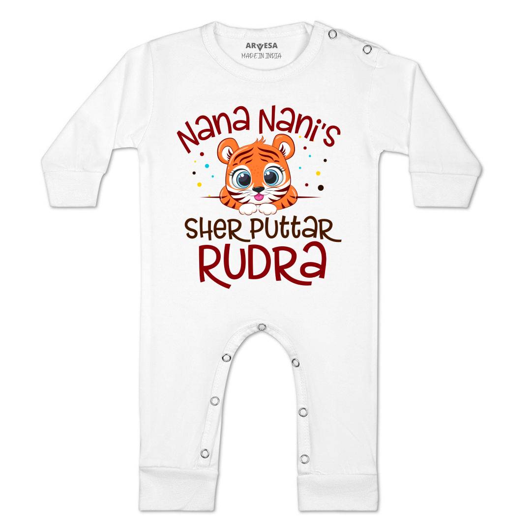 Arvesa Nana Nani Sher Puttar Baby Boy & Girl Dress