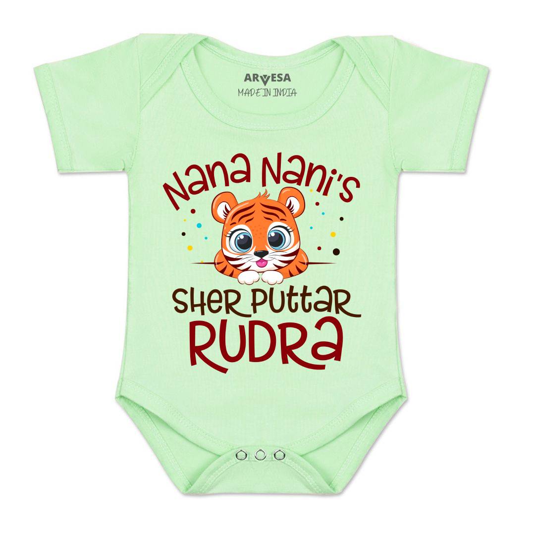 Arvesa Nana Nani Sher Puttar Baby Boy & Girl Dress