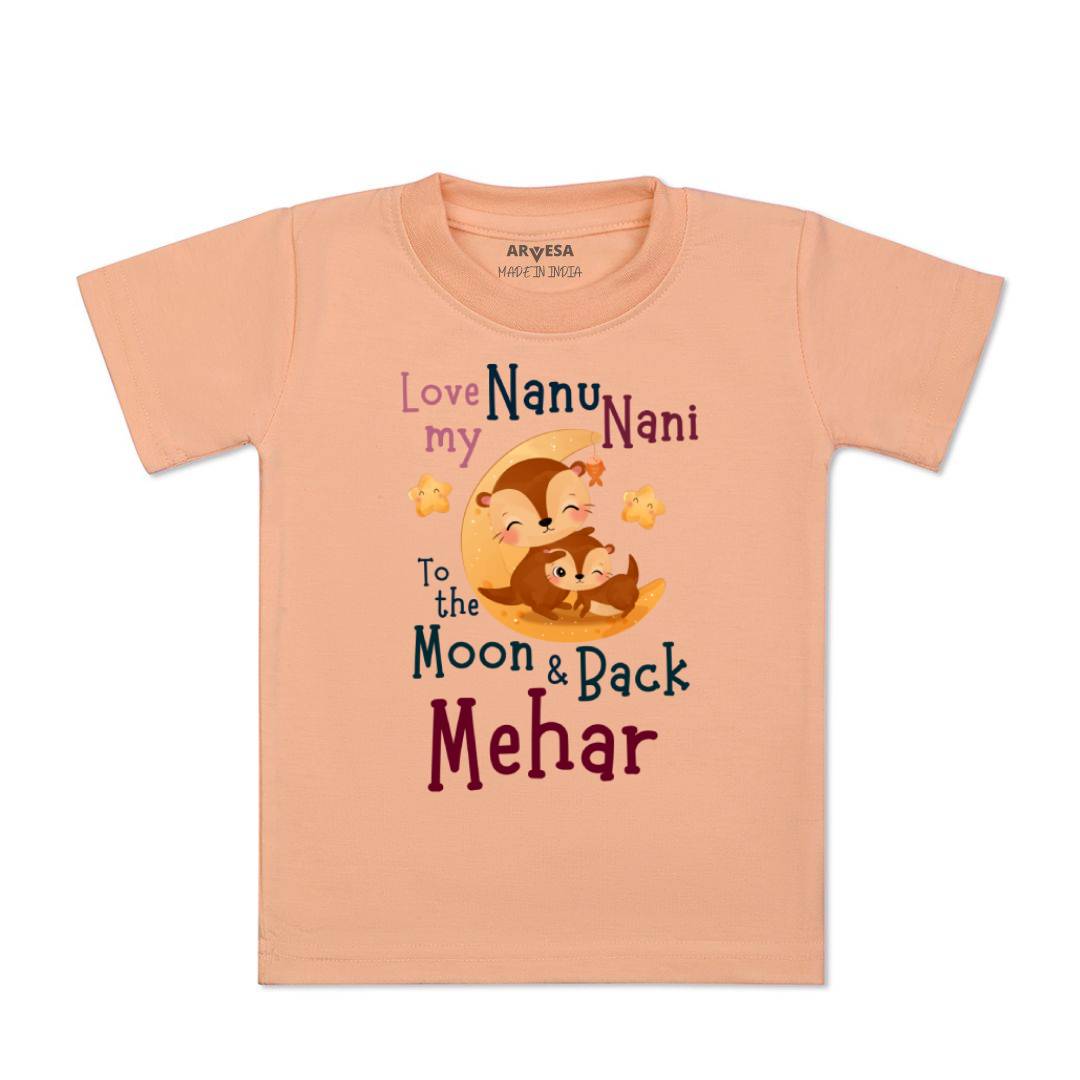Arvesa Nanu Nani Love Moon & Back Baby Boy & Girl Dress