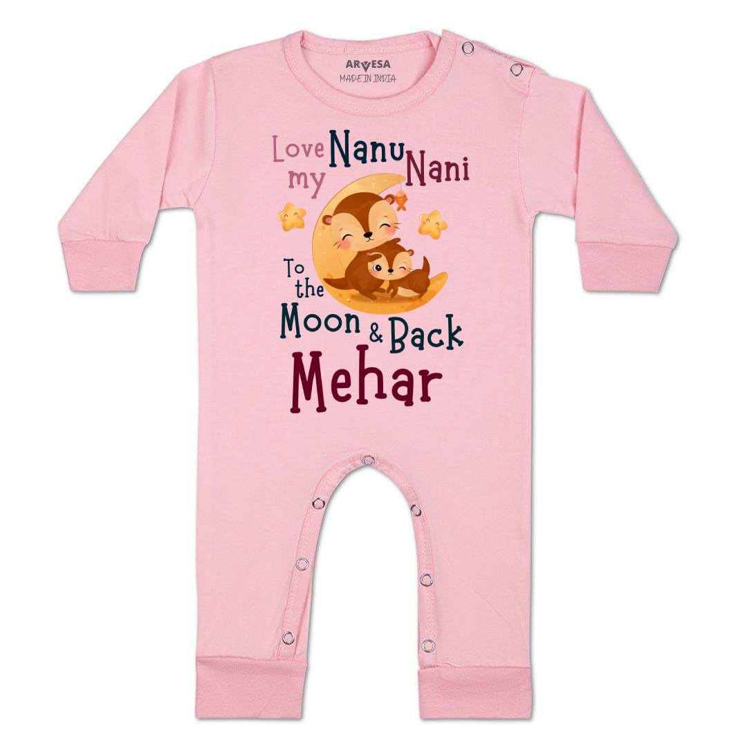 Arvesa Nanu Nani Love Moon & Back Baby Boy & Girl Dress