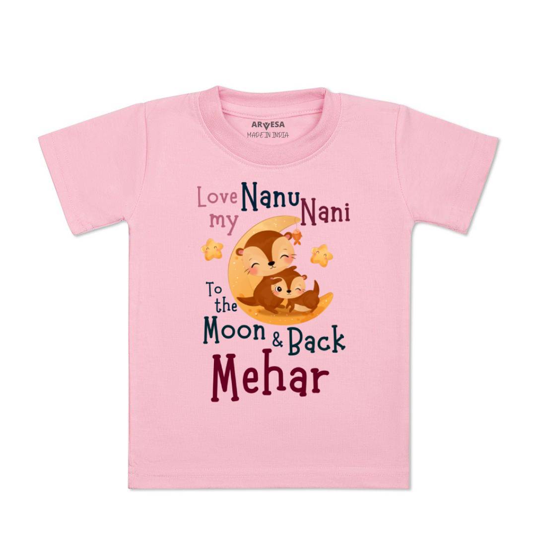 Arvesa Nanu Nani Love Moon & Back Baby Boy & Girl Dress