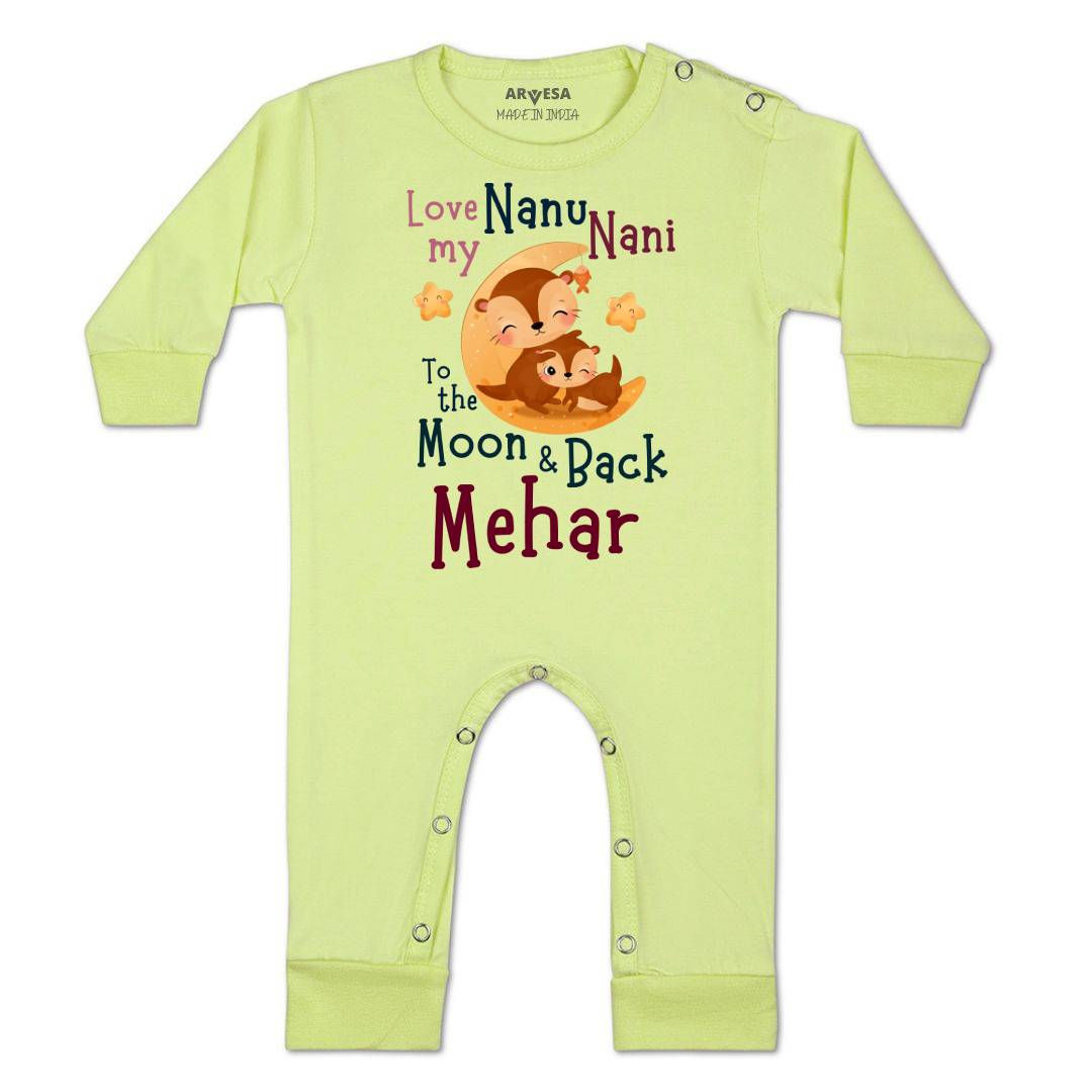 Arvesa Nanu Nani Love Moon & Back Baby Boy & Girl Dress