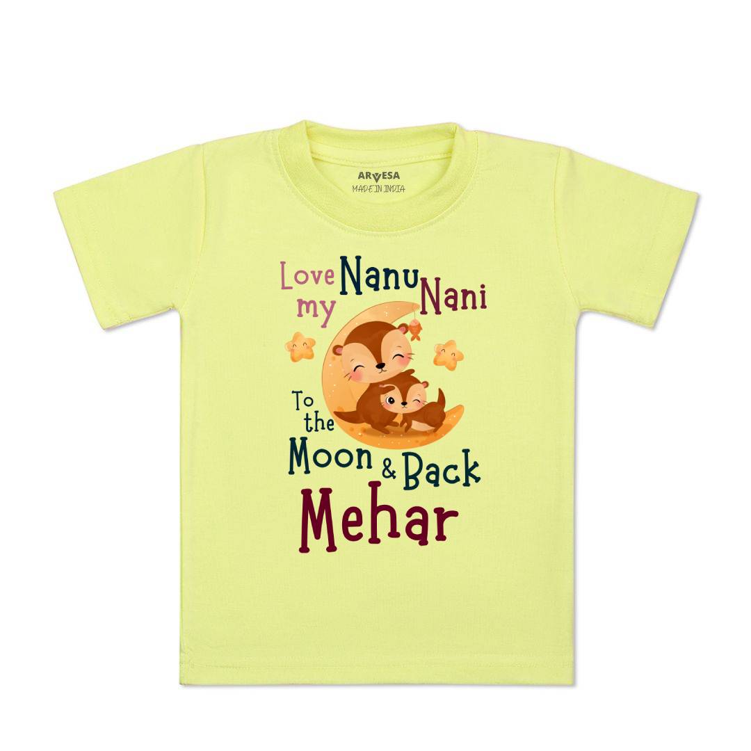 Arvesa Nanu Nani Love Moon & Back Baby Boy & Girl Dress